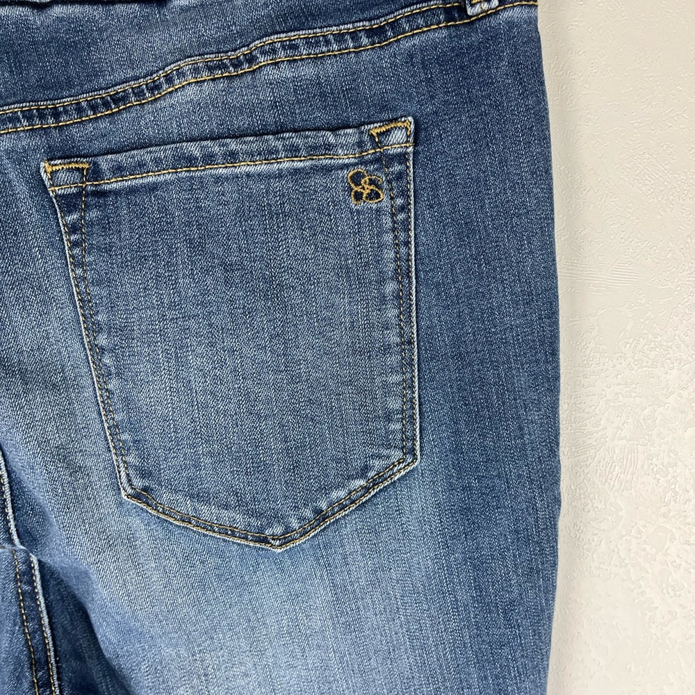 Jessica Simpson High Rise Skinny Jeans Medium Blue 14/32 Denim - Picture 8 of 13